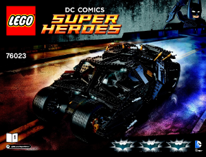 Bruksanvisning Lego set 76023 Super Heroes Tumbler