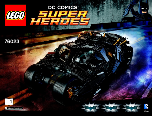 Manual Lego set 76023 Super Heroes The tumbler