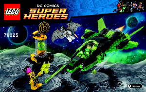 Manual Lego set 76025 Super Heroes Lanterna Verde contra Sinestro
