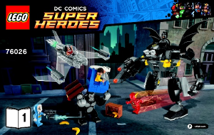 Mode d’emploi Lego set 76026 Super Heroes Gorilla Grodd en folie