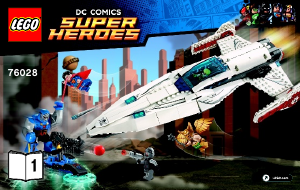 Brugsanvisning Lego set 76028 Super Heroes Darkseids angreb