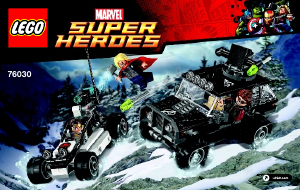 Руководство ЛЕГО set 76030 Super Heroes Гидра против Мстителей