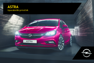 Priročnik Opel Astra (2017)