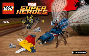Handleiding Lego set 76039 Super Heroes Ant-man beslissend duel