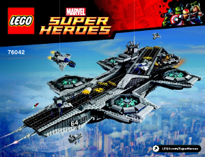 Bruksanvisning Lego set 76042 Super Heroes SHIELD Helicarrier