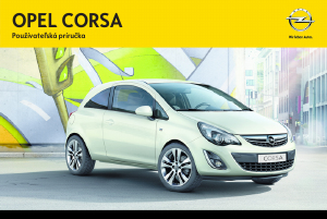 Návod Opel Corsa (2012)