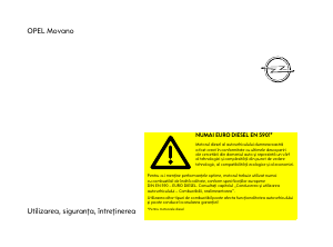 Manual Opel Movano (2009)