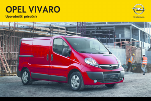 Priročnik Opel Vivaro (2013)