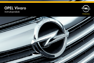 Bruksanvisning Opel Vivaro (2015)