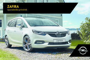 Priročnik Opel Zafira (2017)