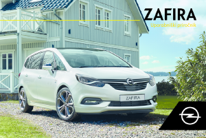 Priročnik Opel Zafira (2018)