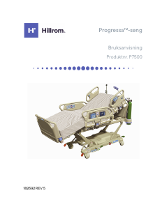 Bruksanvisning Hillrom P7500 Sykehusseng