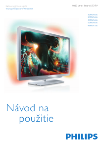 Návod Philips 46PFL9706M LED televízor