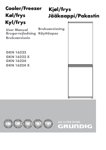 Bruksanvisning Grundig GKN 16222 X Kyl-frys