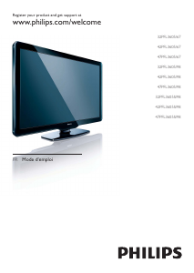 Mode d’emploi Philips 47PFL3605S Téléviseur LED