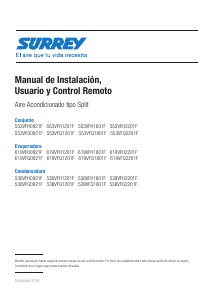 Manual de uso Surrey 538VFH1801F Aire acondicionado