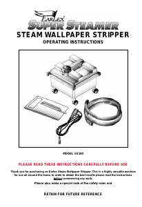 Handleiding Earlex SS100 Behangafstomer