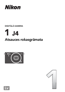 Rokasgrāmata Nikon 1 J4 Digitālā kamera