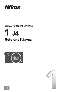 Kullanım kılavuzu Nikon 1 J4 Dijital kamera
