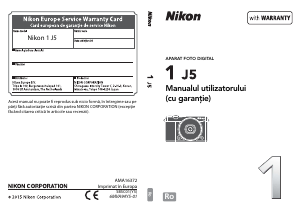 Manual Nikon 1 J5 Cameră digitală
