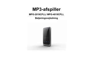 Brugsanvisning Denver MPG-4019CPLL Mp3 afspiller