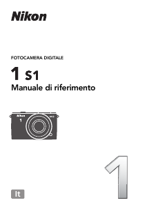 Manuale Nikon 1 S1 Fotocamera digitale