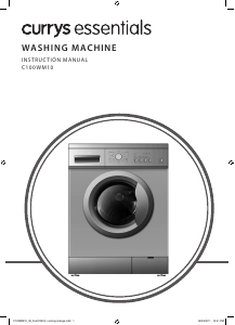 Handleiding Currys Essentials C100WM10 Wasmachine