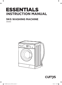 Handleiding Currys Essentials C510WM13 Wasmachine