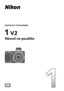 Návod Nikon 1 V2 Digitálna kamera