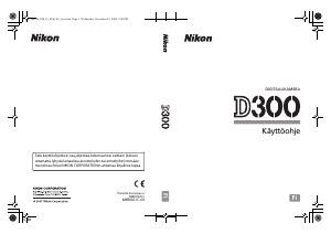 Käyttöohje Nikon D300 Digitaalikamera