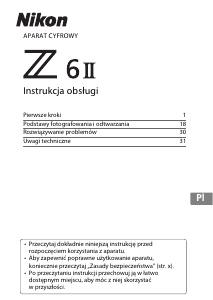 Instrukcja Nikon Z 6II Aparat cyfrowy