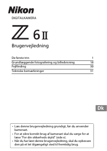 Brugsanvisning Nikon Z 6II Digitalkamera