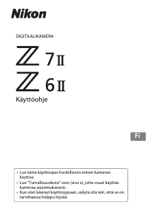Käyttöohje Nikon Z 7II Digitaalikamera