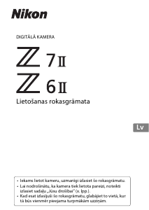 Rokasgrāmata Nikon Z 7II Digitālā kamera