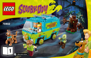 Manual de uso Lego set 75902 Scooby-Doo La máquina del misterio
