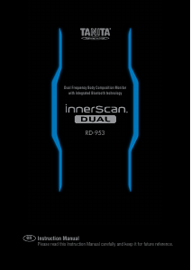 Manual Tanita RD-953 Scale