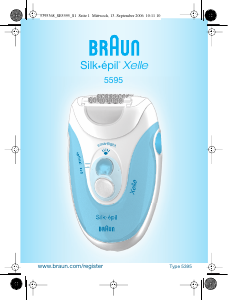 Mode d’emploi Braun 5595 Silk-epil Xelle Epilateur