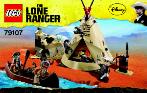 Manuale Lego set 79107 The Lone Ranger Accampamento comanche