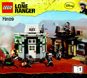 Manual Lego set 79109 The Lone Ranger Colby city showdown