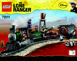 Mode d’emploi Lego set 79111 The Lone Ranger Course poursuite dans le Train