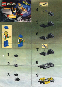 Manuale Lego set 6491 Time Cruisers Rocket racer