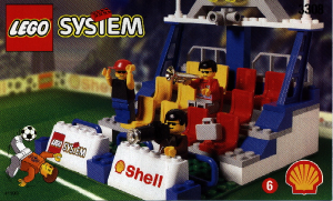 Manual Lego set 3308 Town Side stand