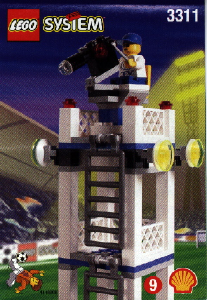 Manual de uso Lego set 3311 Town Torre de la televisión