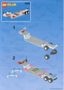 Mode d’emploi Lego set 6328 Town Transport par hélicoptère