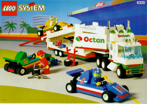 Bruksanvisning Lego set 6335 Town Racerbil transporten