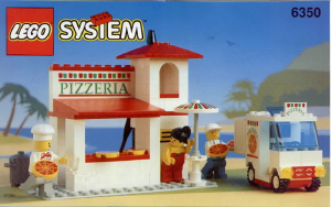 Handleiding Lego set 6350 Town Pizzatent