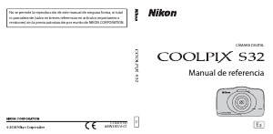 Manual de uso Nikon Coolpix S32 Cámara digital