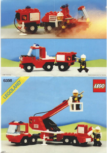 Manual Lego set 6358 Town Snorkel squad