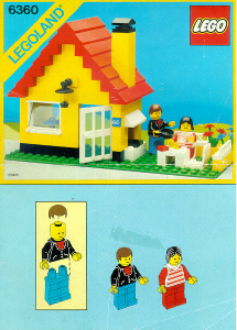 Manual Lego set 6360 Town Weekend cottage