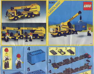 Manuale Lego set 6361 Town Gru mobile